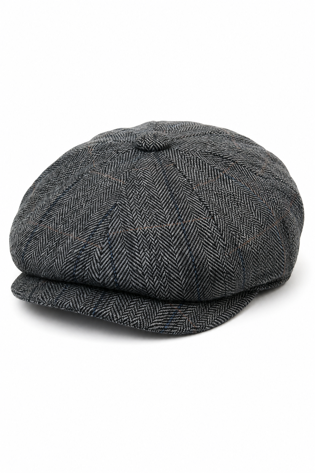 Peaky Blinders pet met tweed ruitjesmotief voor heren