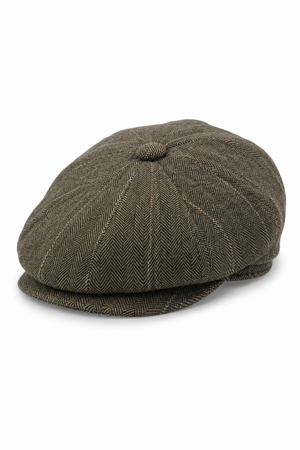 Peaky Blinders pet met tweed ruitjesmotief voor heren