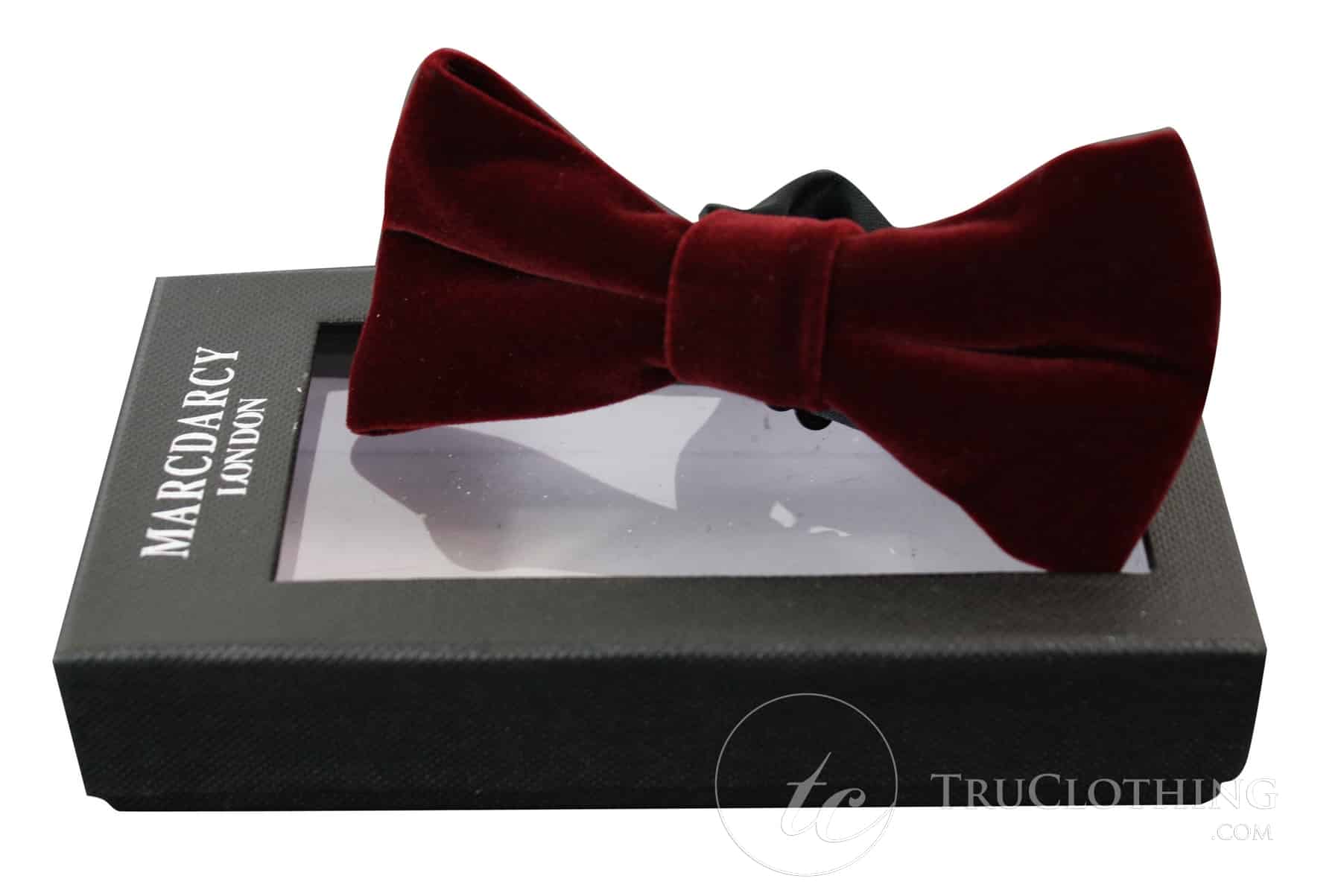 Mens Tweed Marc Darcy Bow Ties Vintage Retro Velvet