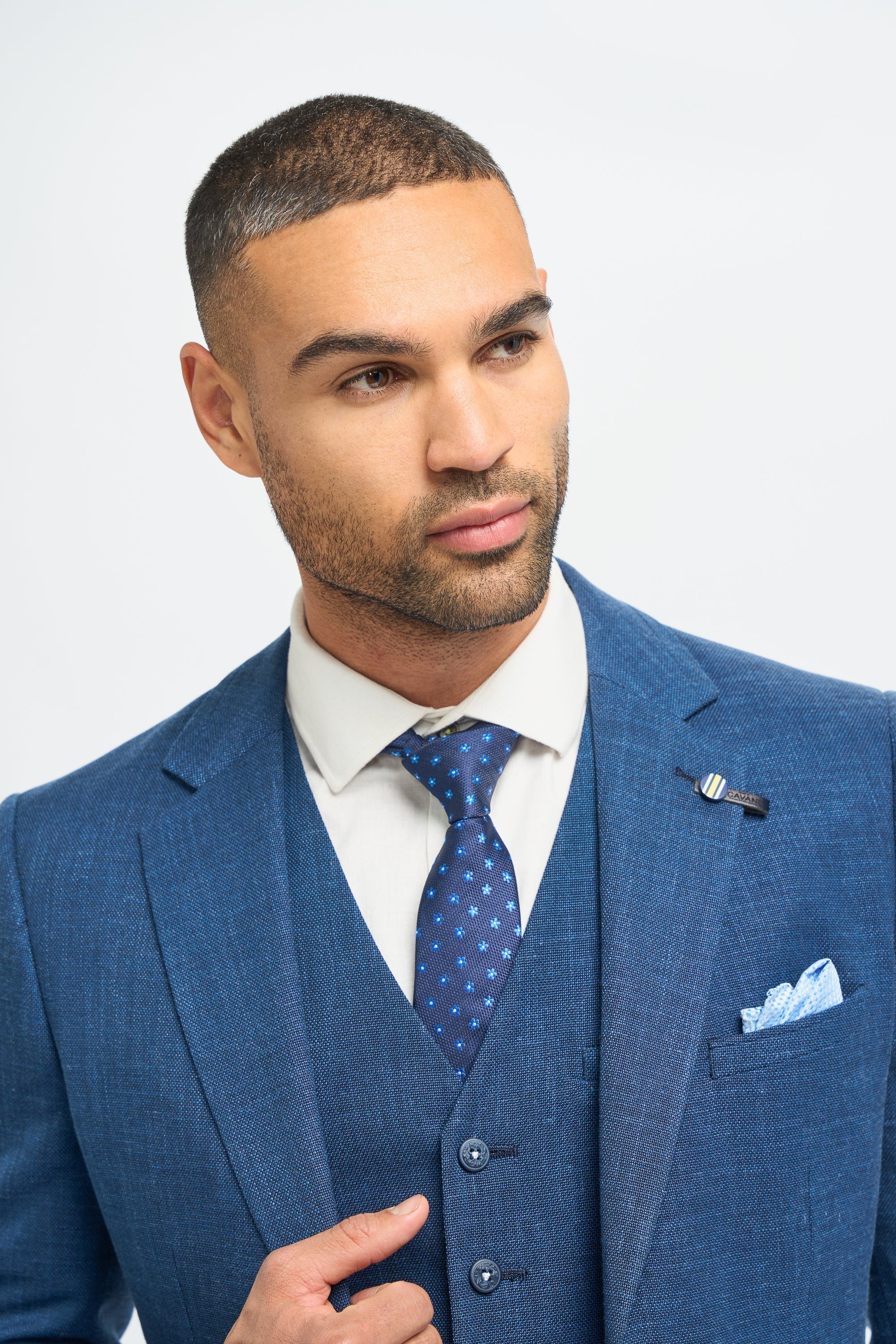 Miami - Herenblauw trouwblazer