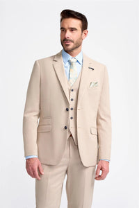 Miami - Beige trouwblazer voor heren