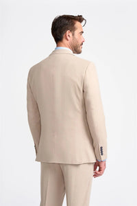 Miami - Beige trouwblazer voor heren