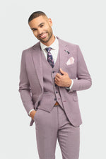 Miami - Roze slim fit zomerblazer voor heren