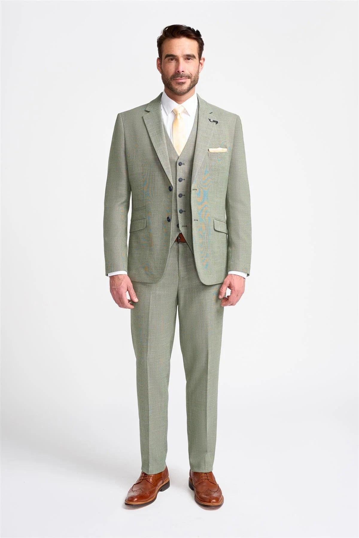 Miami - Heren Saliegroen Zomerblazer
