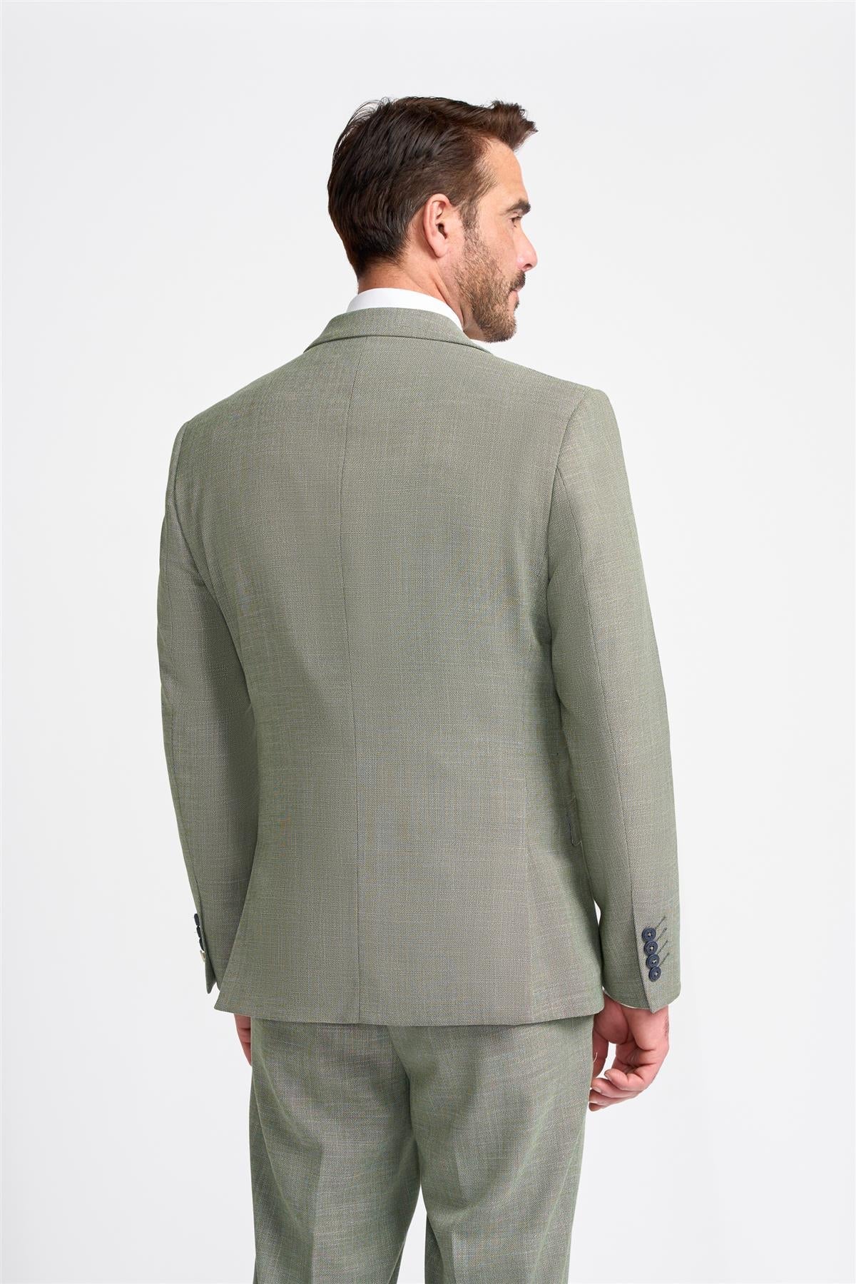 Miami - Heren Saliegroen Zomerblazer