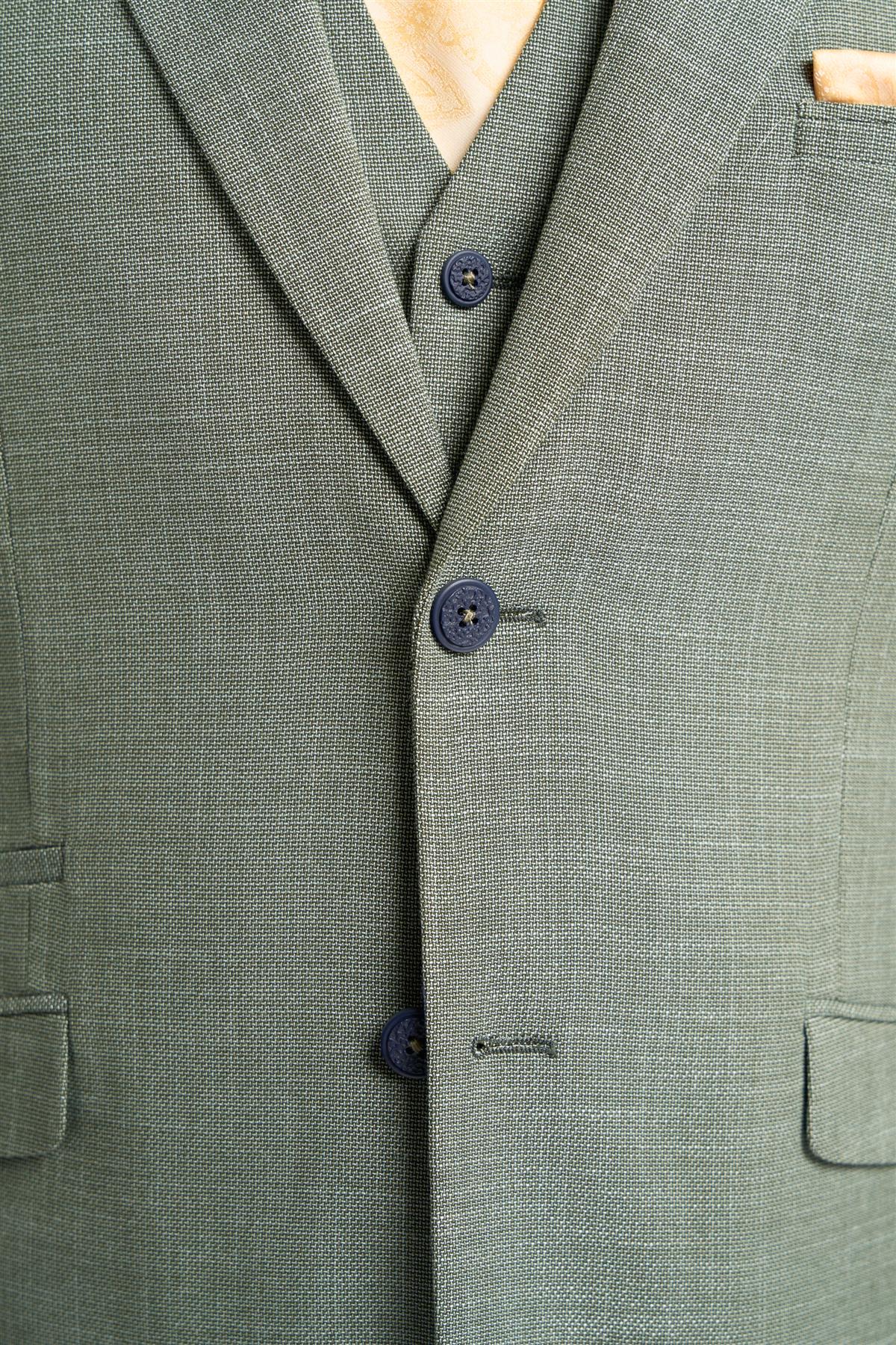 Miami - Heren Saliegroen Zomerblazer