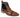 Mens Tan/Navy Leather & Velvet Akle Boots