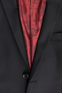 Paul Andrew Parker - Heren 3-delig zwart op maat gemaakt compleet pak Klassiek portier Rouwbegrafenis