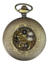 Gold Color Vintage Mechanical Pocket Watch
