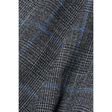 Power - Men's Grey Check Slim Fit Waistcoat