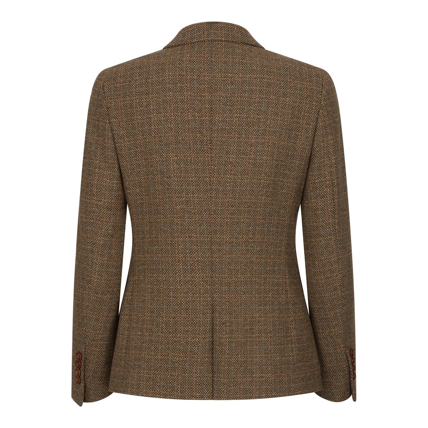 Ralph - Bruine Tweed Blazer voor Dames met Tailored Fit