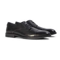 Regent - Heren Derby schoenen van zwart, gepolijst leer