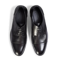 Regent - Heren Derby schoenen van zwart, gepolijst leer