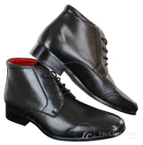 Rossellini Aldo Mens Laced Chelsea Dealer Ankle Boots Tan Brown Black Smart Casual Leather