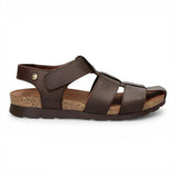 Stanley C1 - Waterdichte herensandalen van schorsbruin leer