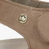Stanley C8 - Waterdichte leren sandalen voor heren in taupekleur