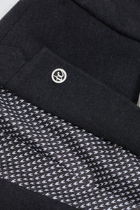 Heren zwart vintage pak uit de jaren 20