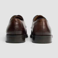 Taylor - Klassieke Derby-schoenen van chocoladebruin leer voor heren