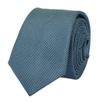 Men's Tie Pocket Sqaure Set Formal Solid Necktie - Turquoise