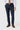 Thomas - Heren Marineblauwe wolmix visgraat tweed broek