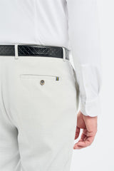 Tropez - Grijze formele broek voor heren