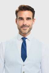 Tropez - Heren hemelsblauw gilet