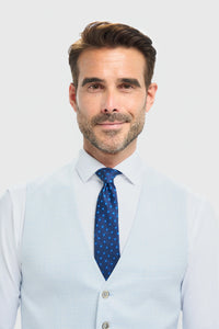 Tropez - Heren hemelsblauw gilet