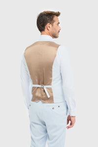 Tropez - Heren hemelsblauw gilet