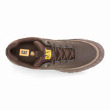 Versage Lo - Bruine leren lichtgewicht wandelsneakers voor heren