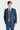 Viceroy Navy pak met contrasterend Harris Brown Tweed vest.